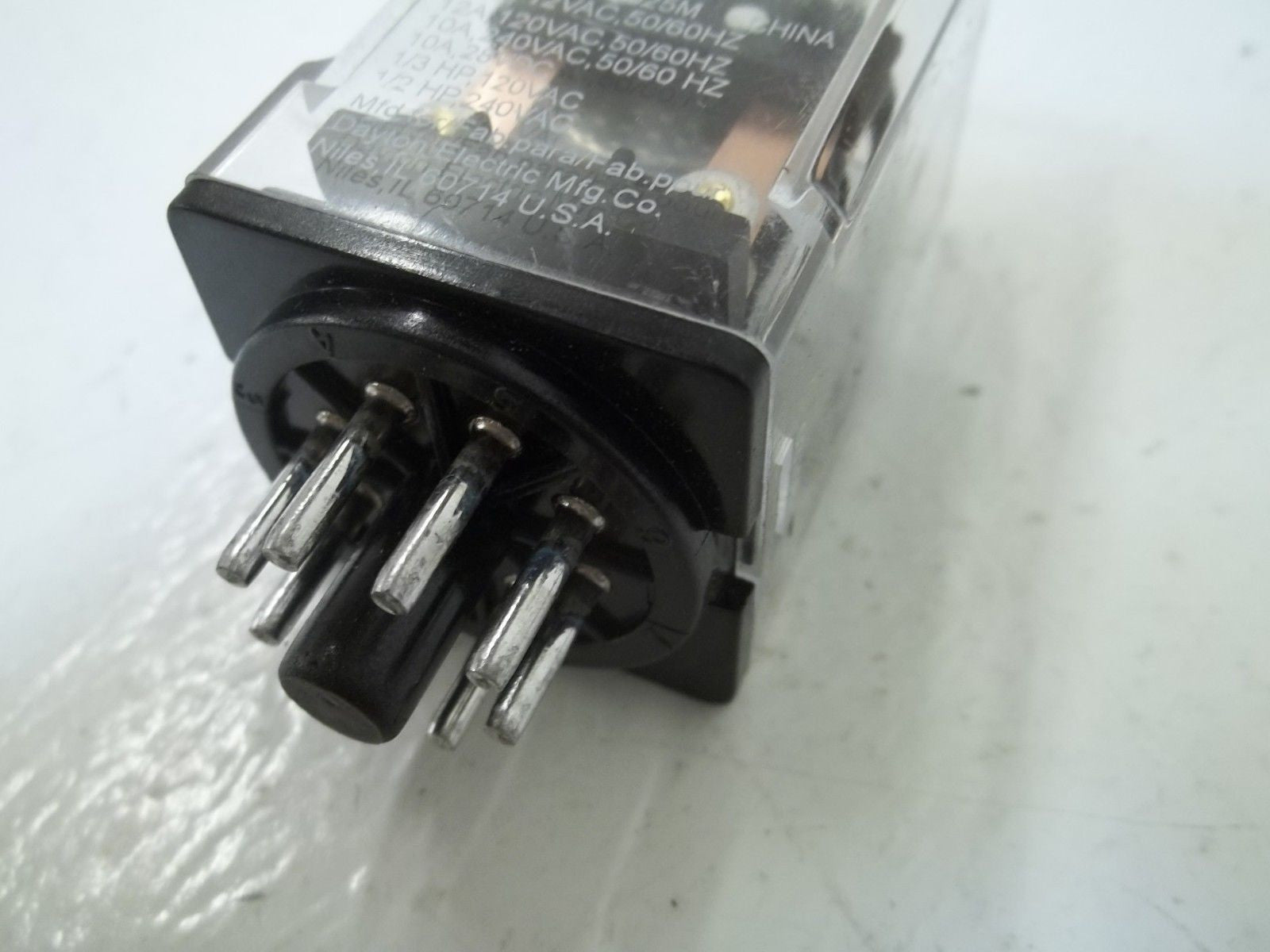 DAYTON 5X825M RELAY 12VAC *USED*