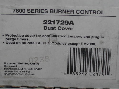 LOT OF 5 HONEYWELL DUST COVERS 221729A *NEW IN BOX*