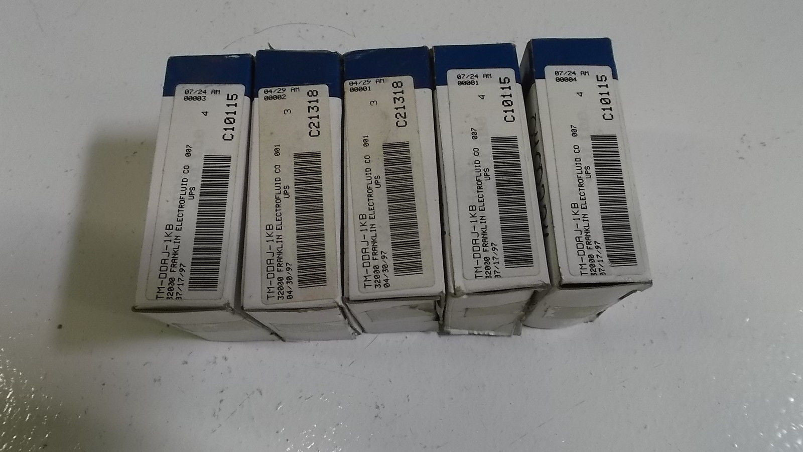 LOT OF 5 MAC VALVE TM-DDAJ-1KB* USED*