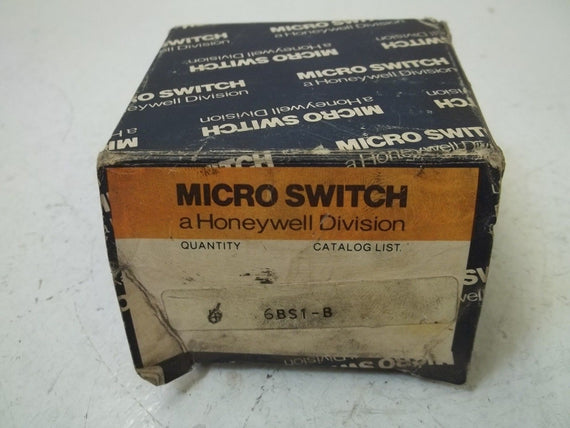 LOT OF 5 MICROSWITCH 6BS1-B LIMIT SWITCH *USED*