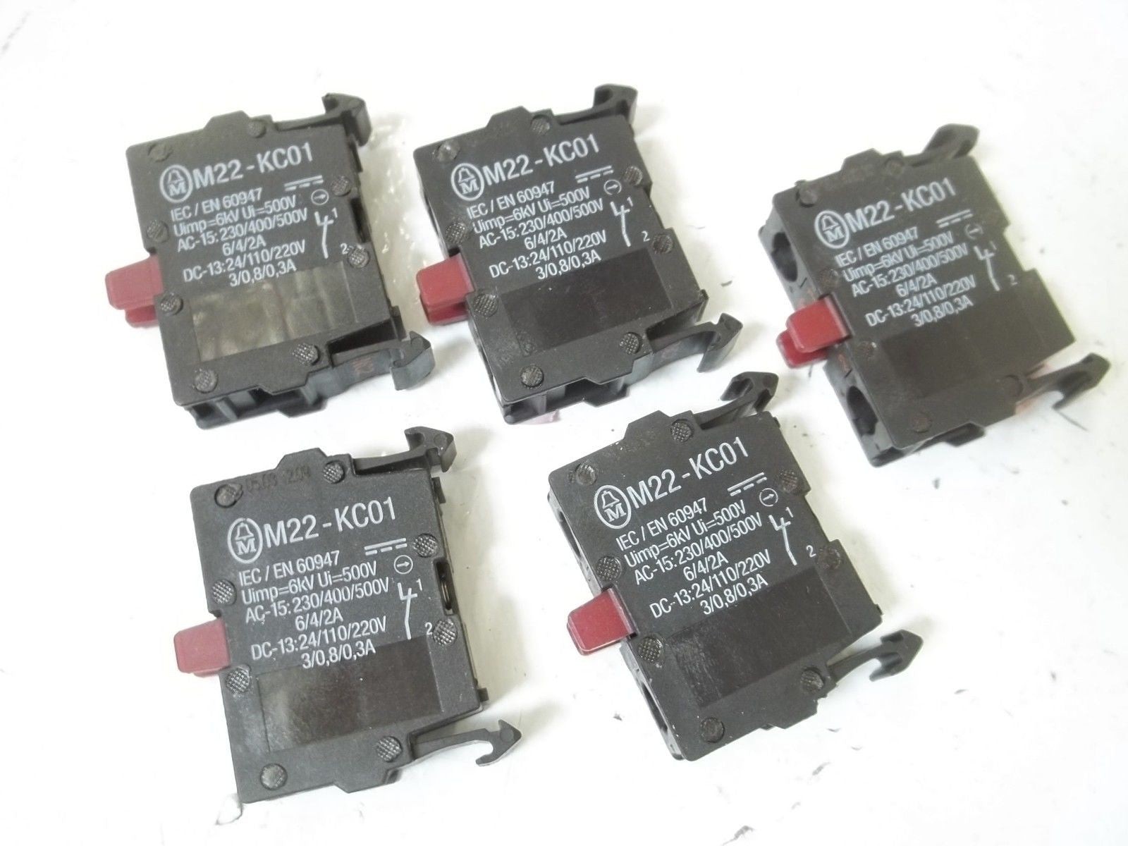 KLOCKNER MOELLER M22-KC01 CONTACT BLOCK *USED*