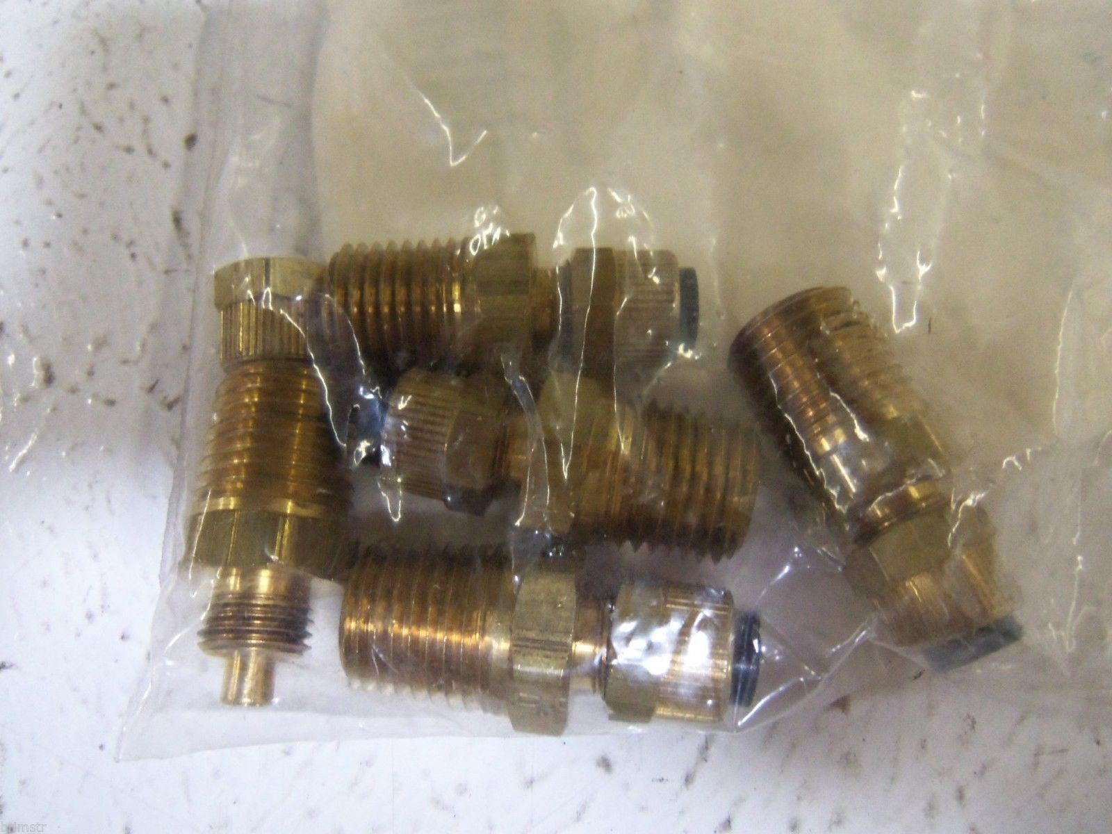 LOT OF 5 PARKER 68P-4-4 CONNECTOR MALE *NEW NO BOX*