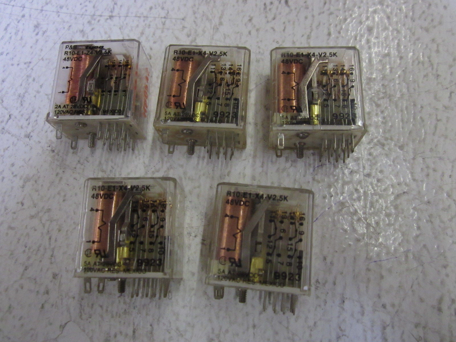 POTTER & BRUMFIELD R10-E1-X4-V2.5K RELAY 48VDC *USED*