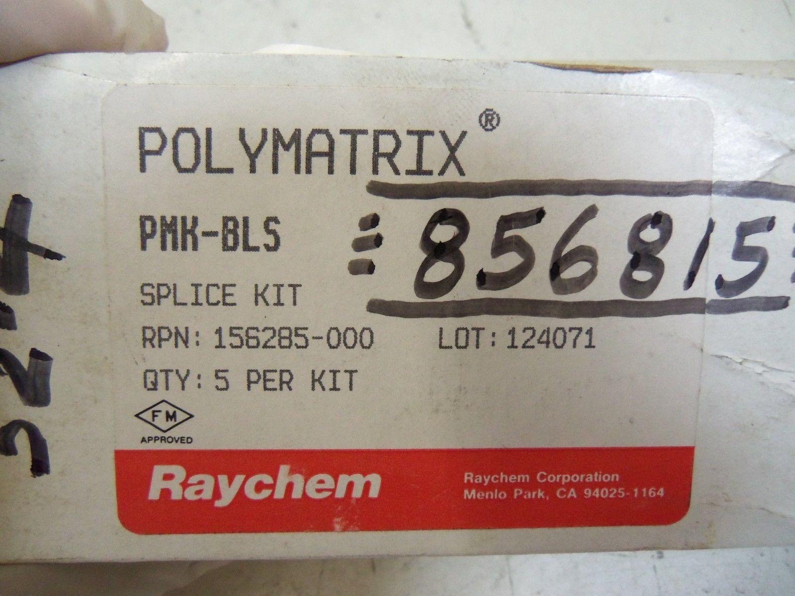 LOT OF 5 RAYCHEM PMK-BLS *NEW IN BOX*
