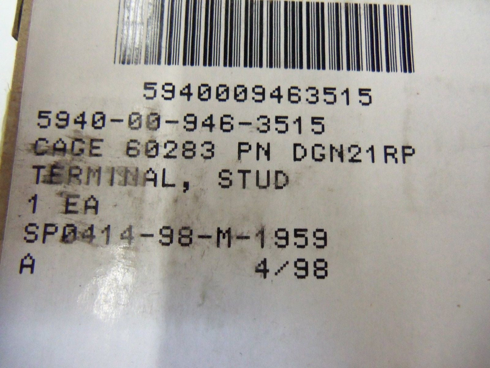 LOT OF 65 COPPER BINDING POST DGN21RP *NEW IN BOX*