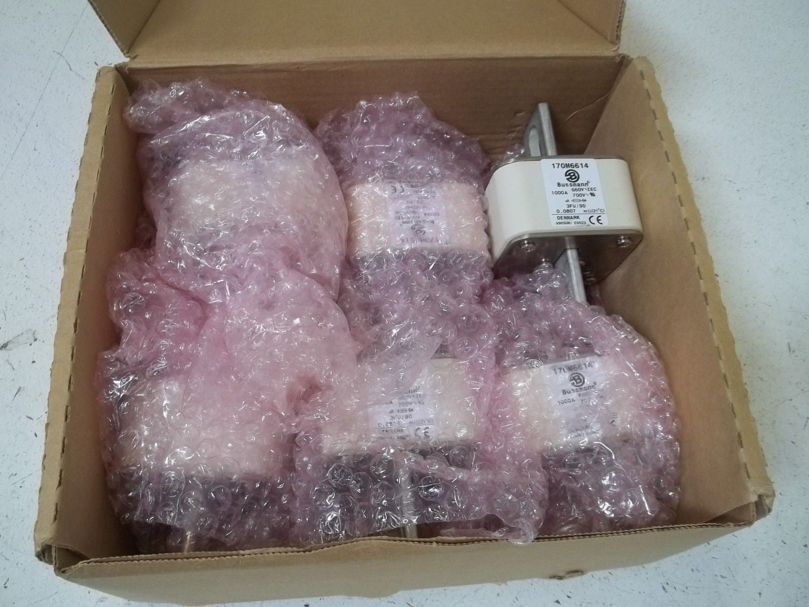 LOT OF 6 ALLEN BRADLEY 2364-SPE11A SER.A POWER FUSE:M CURR. CODE*NEW IN BOX*