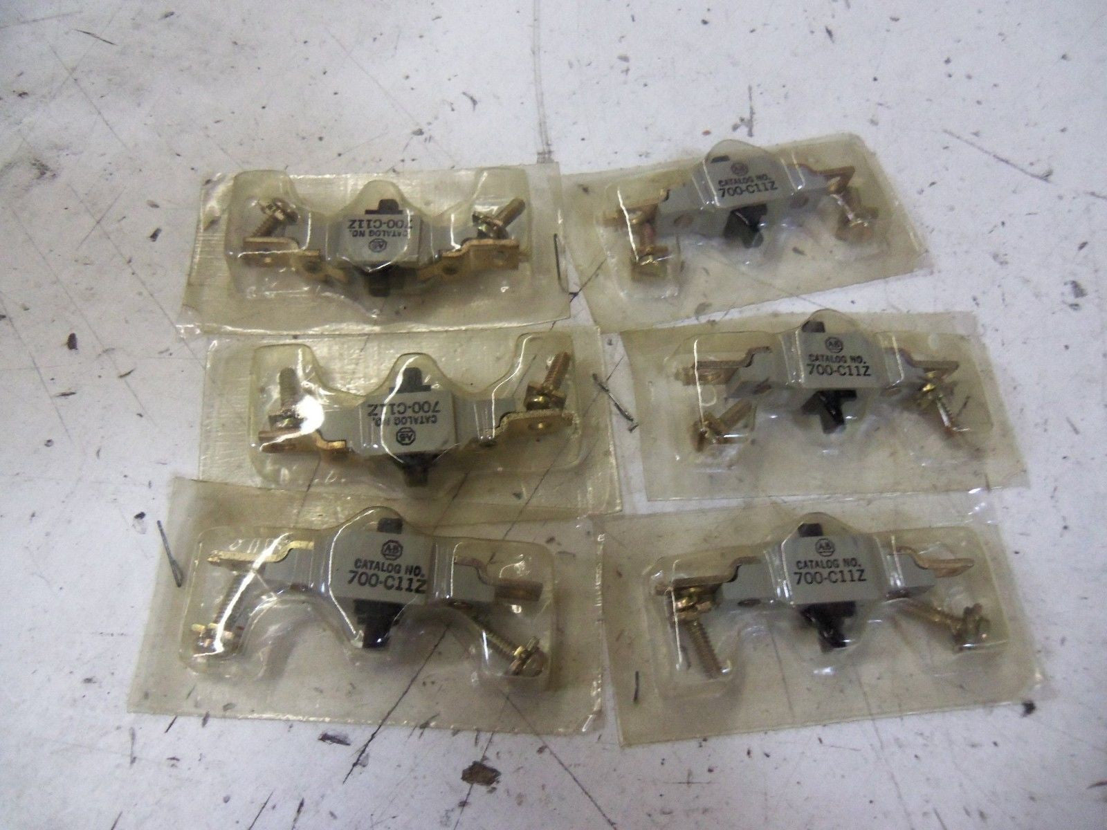 LOT OF 6 ALLEN BRADLEY 700-C11Z *NEW NO BOX*