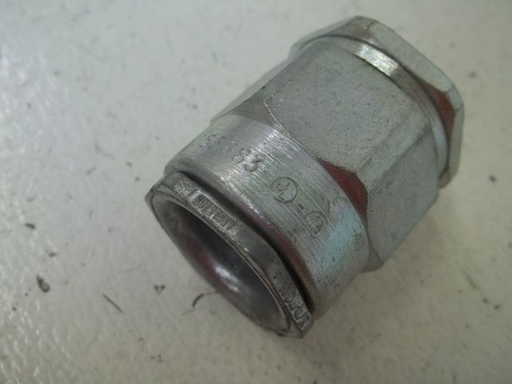 LOT OF 6 APPLETON HUB-75 3/4" STEEL CONDUIT HUBS *NEW IN BOX*