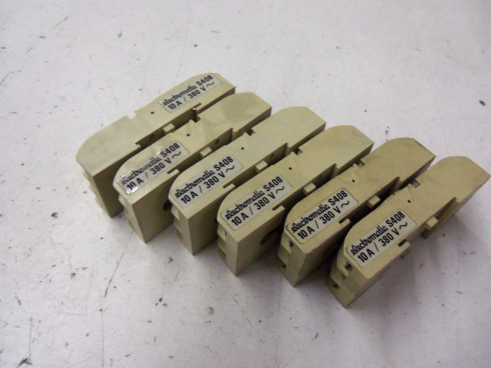 LOT OF 6 c S408 10A/380V *USED*