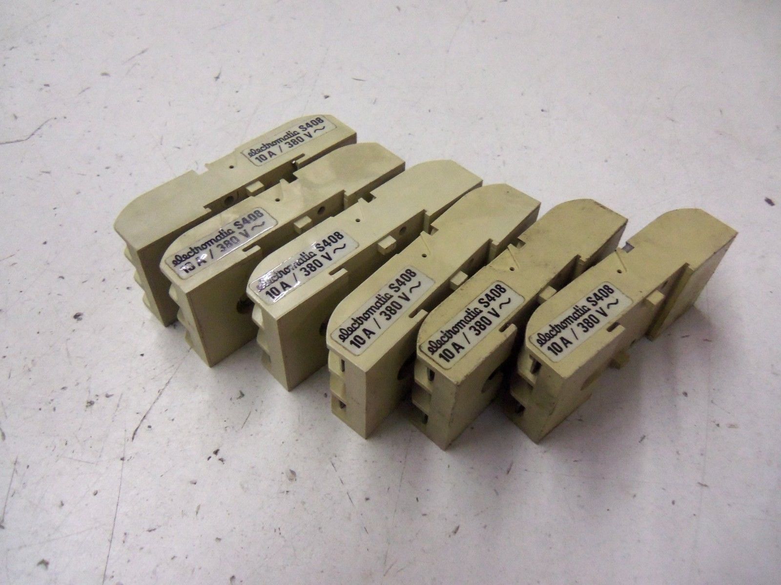 LOT OF 6 c S408 10A/380V *USED*