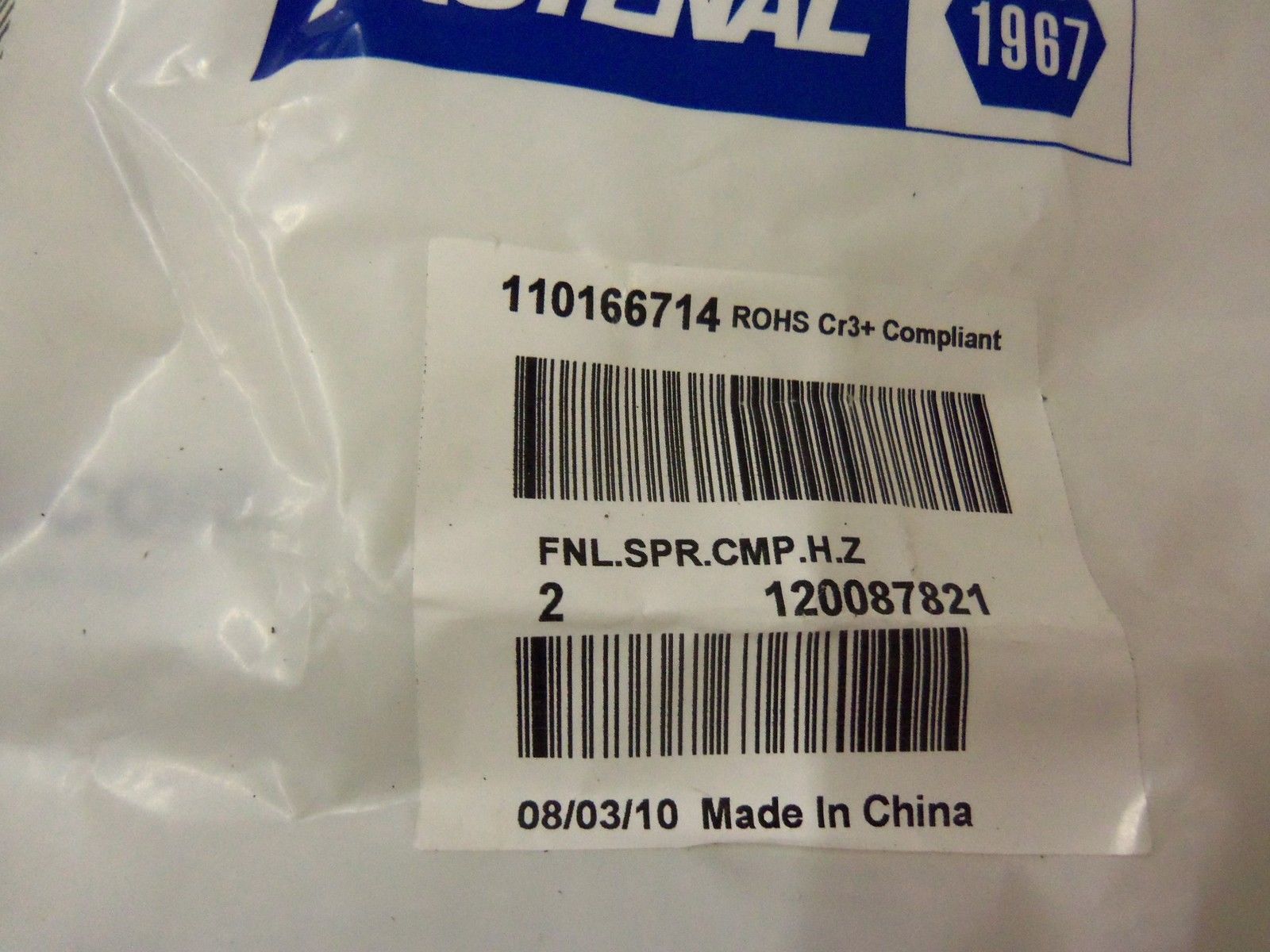 LOT OF 6 FASTENAL FNL.SPR.CMP.H.Z *NEW IN FACTORY BAG*