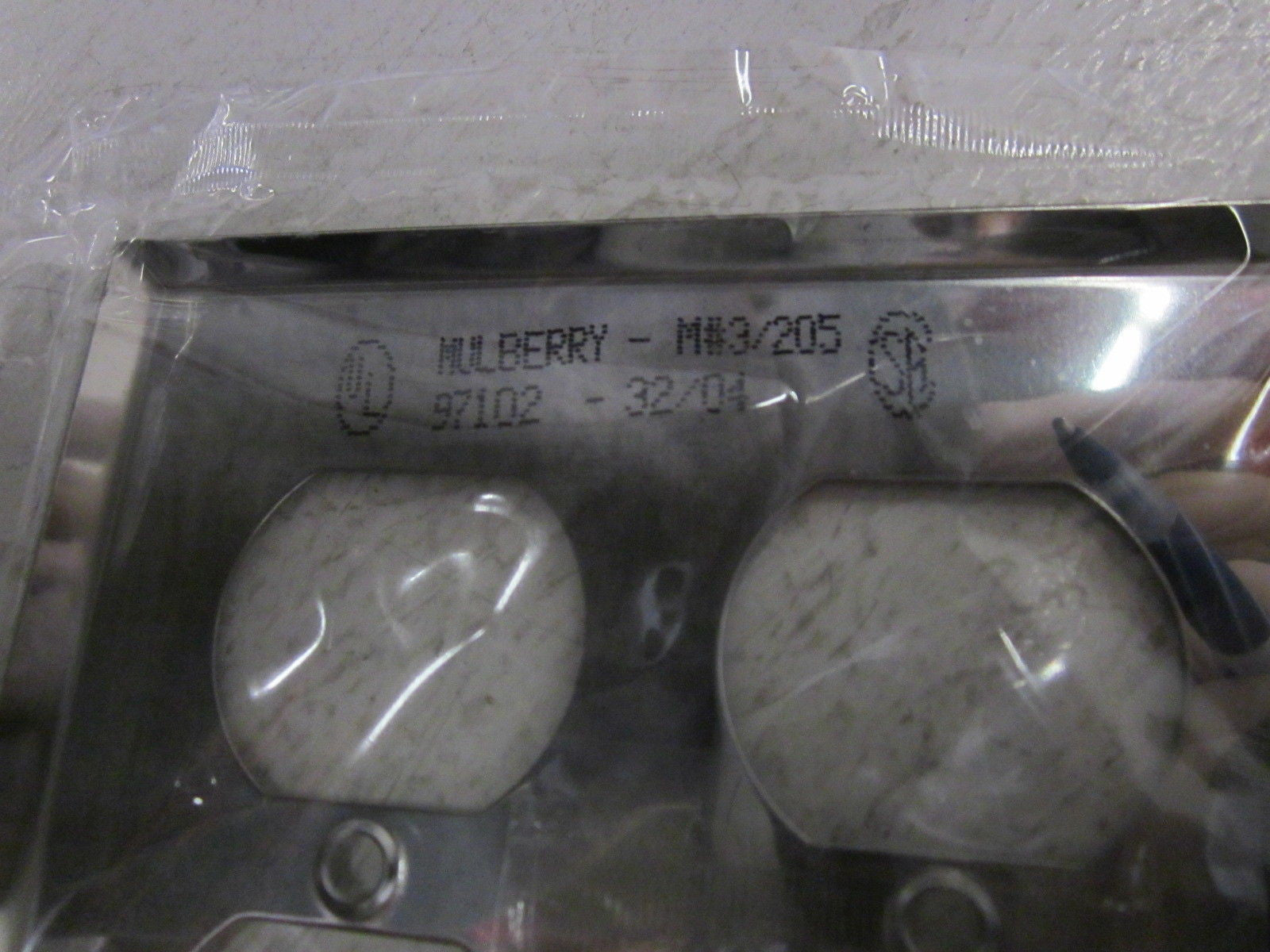 LOT OF 6 MULBERRY 97102 2G DUPLEX STAINLESS STEEL *NEW IN BOX*