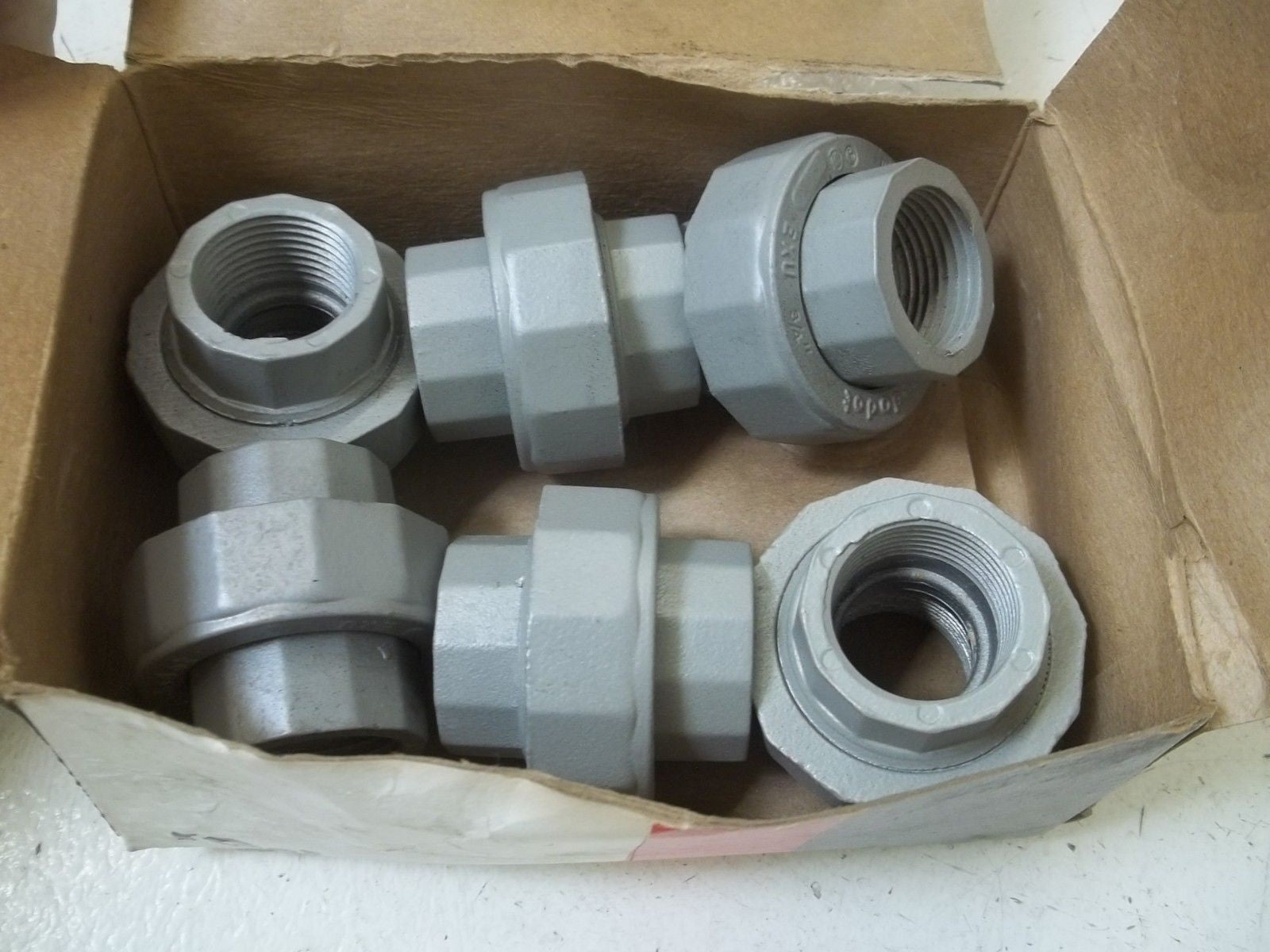LOT OF 6 RED DOT EXFU-2 3/4" CONDUIT UNIONS FOR HAZARDOUS LOCATIONS*NEW IN BOX