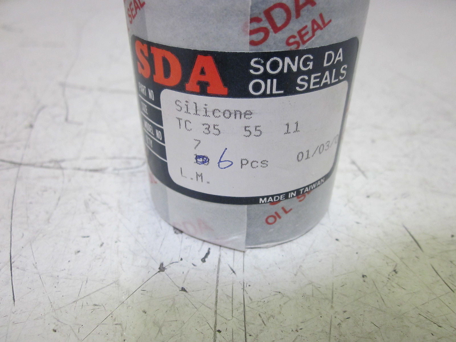 LOT OF 6 SDA TC-35-55-11 SILICONE *NEW NO BOX*
