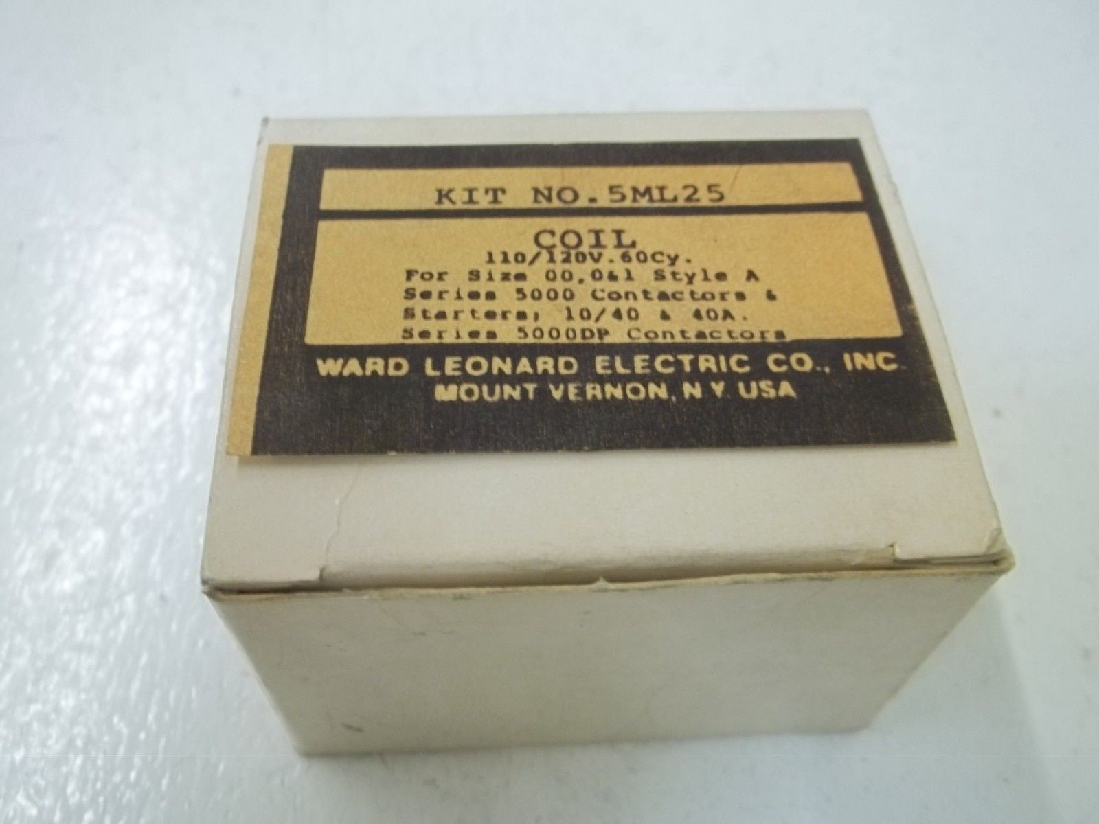 LOT OF 6 WARD LEONARD ELECTRIC 5ML25 COIL 110/120V *NEW IN BOX