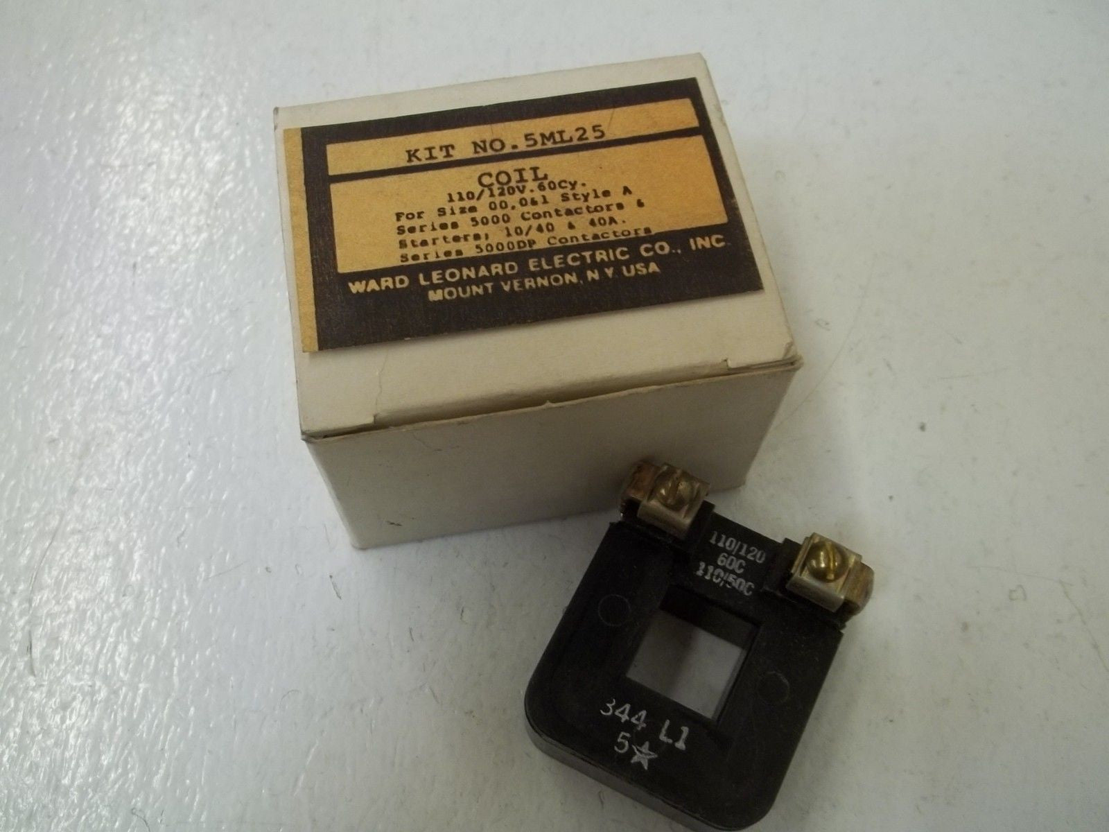LOT OF 6 WARD LEONARD ELECTRIC 5ML25 COIL 110/120V *NEW IN BOX