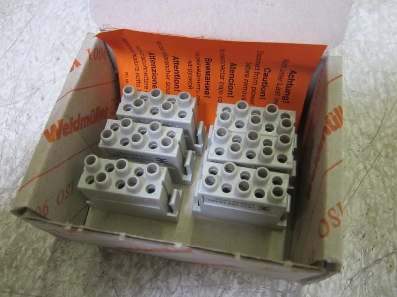 LOT OF 6 WEIDMULLER 1758400000 HDC CM 10 MC  *NEW IN BOX*