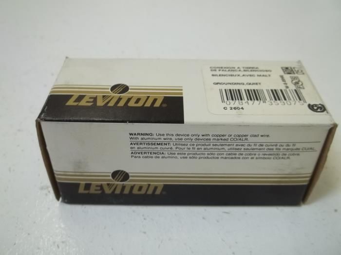 LOT OF 7 LEVITON 1102-2 TOGGLE SWITCH *NEW IN BOX*