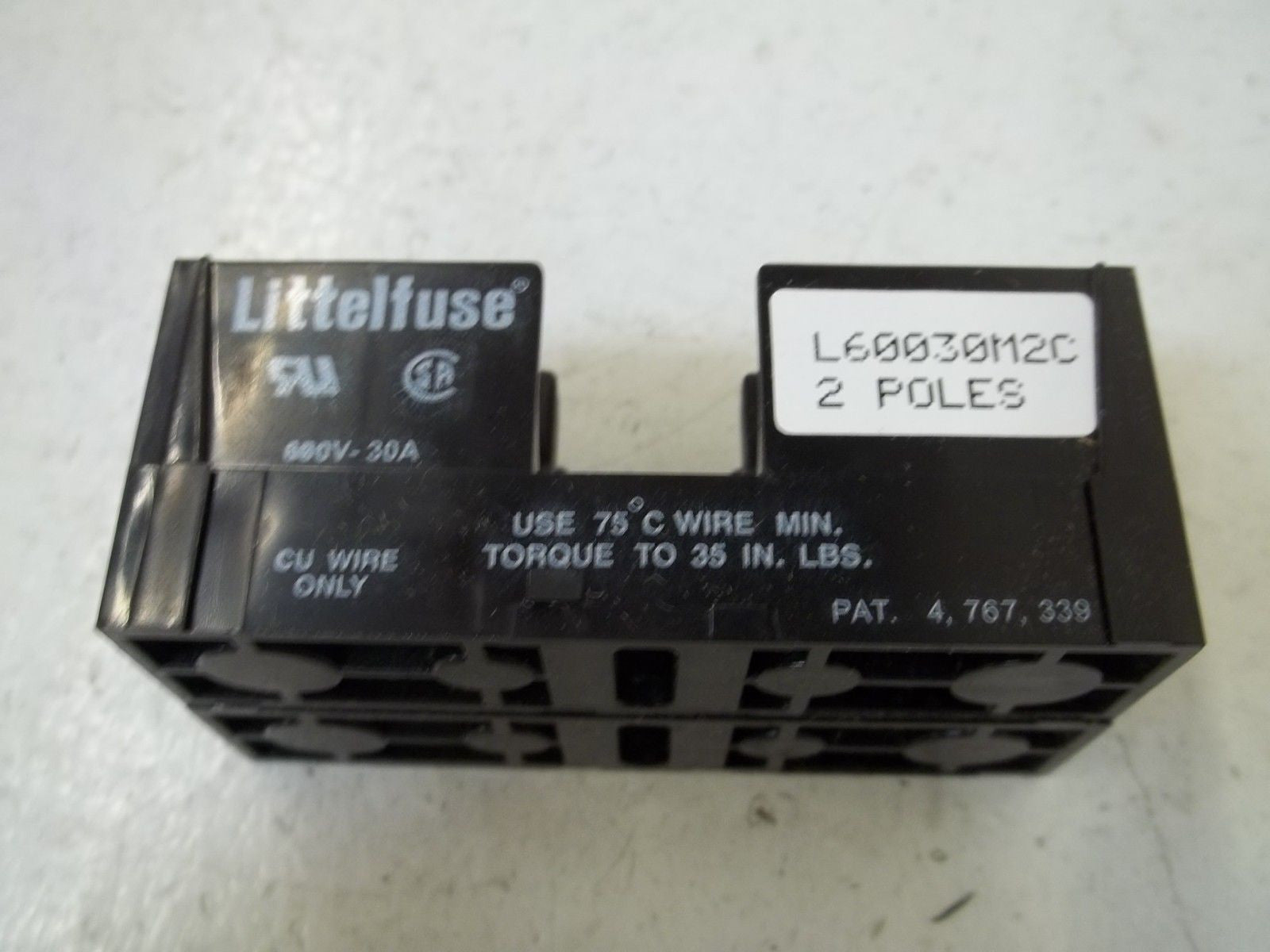 LOT OF 7 LITTELFUSE L60030M2C FUSE BLOCK *NEW IN BOX*
