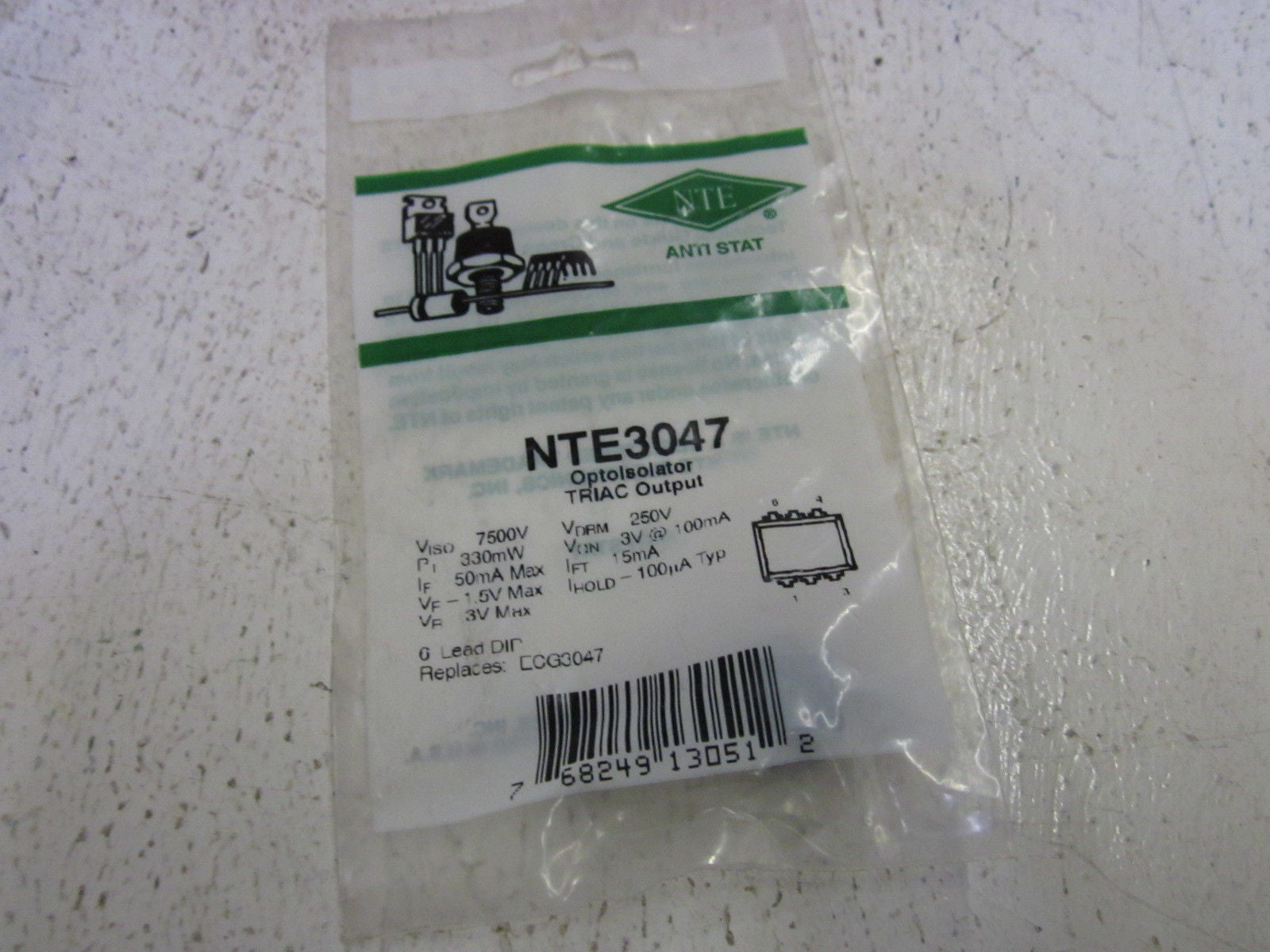 LOT OF 7 NTE NTE3047 *NEW IN FACTORY BAG*