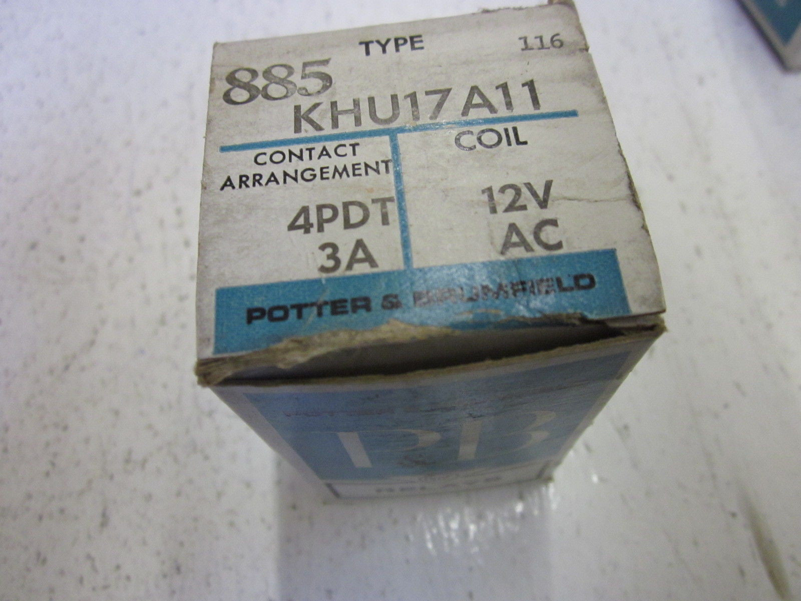 POTTER & BRUMFIELD KHU17A11-12 RELAY 12V *NEW IN BOX*