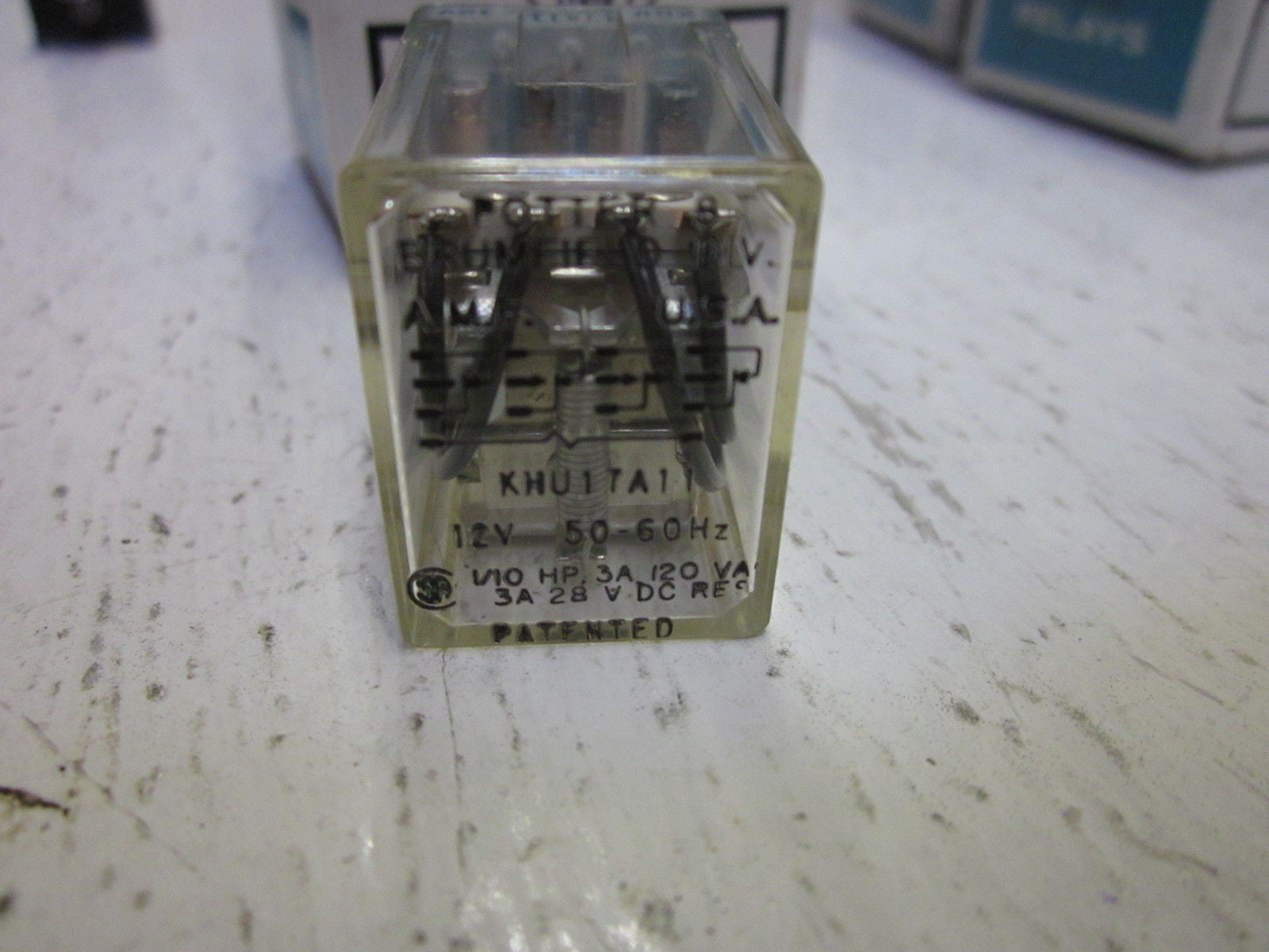 POTTER & BRUMFIELD KHU17A11-12 RELAY 12V *NEW IN BOX*