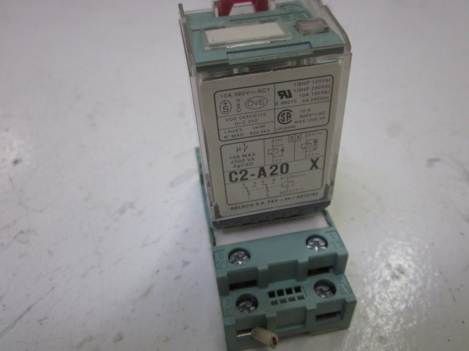 LOT OF 7 RELCO C2-A20 X W/ RELECO S2-S   *USED*