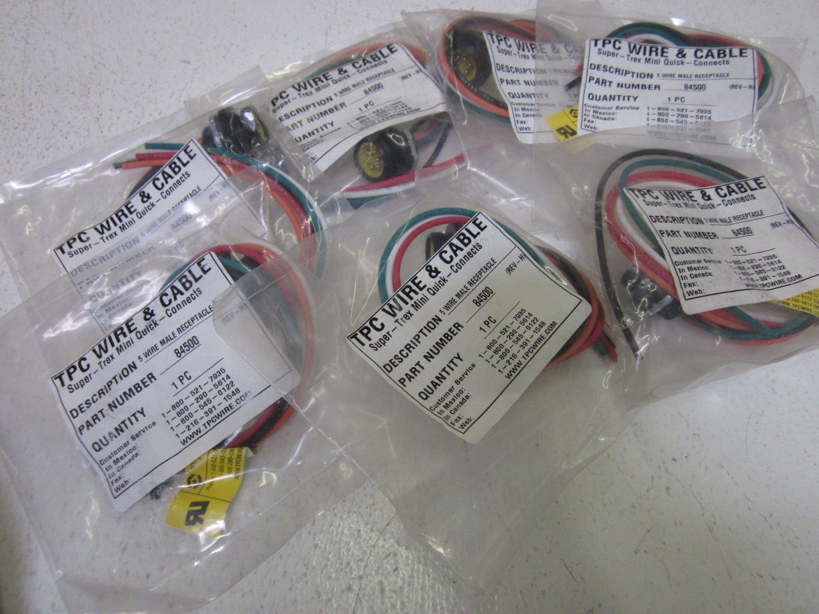 TPC SUPER-TREX 84500 QUICK-CONNECT MALE RECEPTACLE *NEW IN FACTORY BAG*
