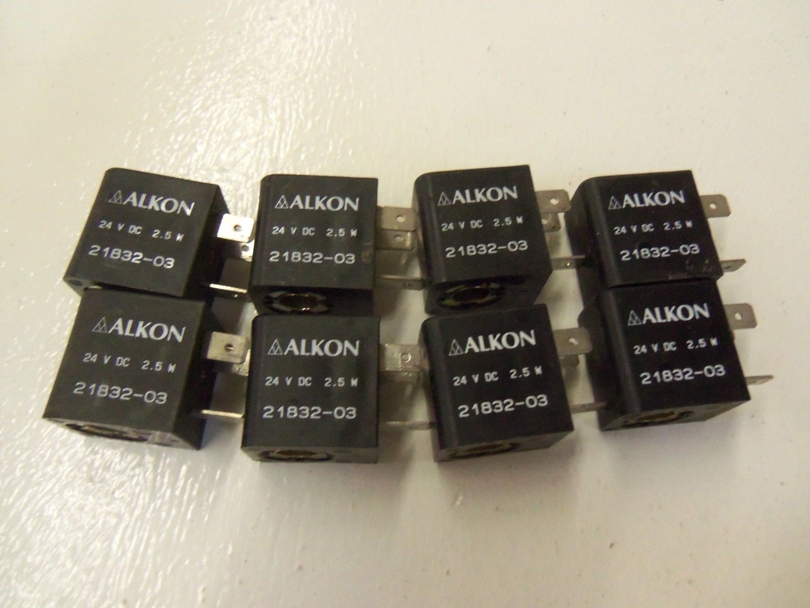 LOT OF 8 ALKON 21832-03 24V *USED*