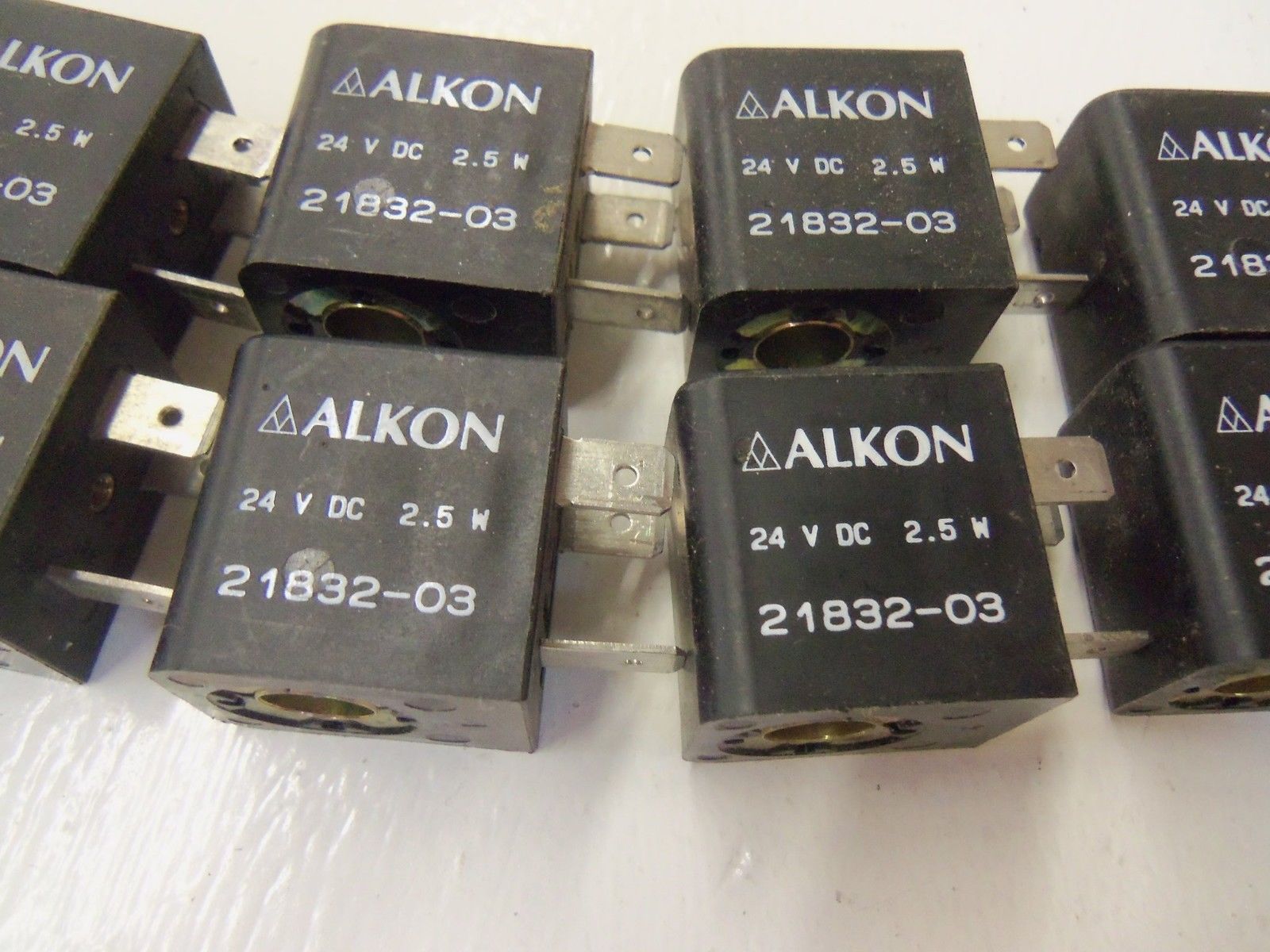LOT OF 8 ALKON 21832-03 24V *USED*