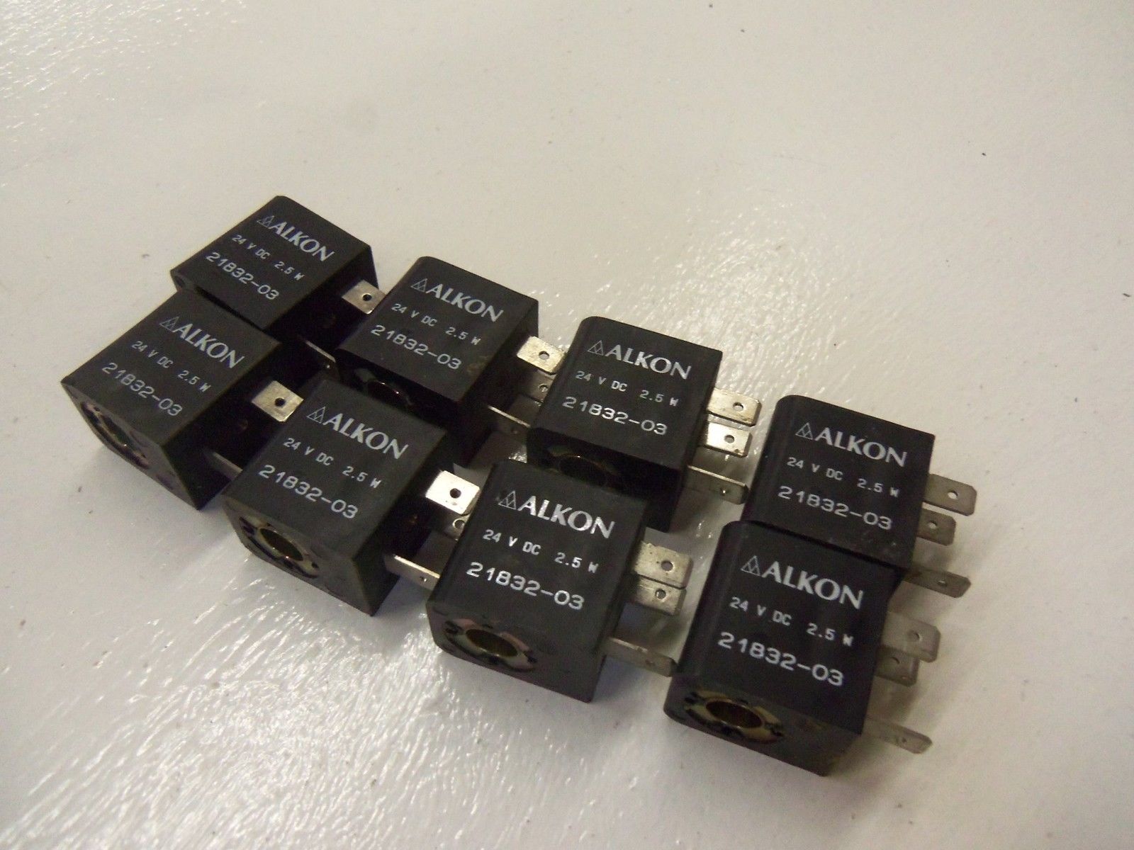 LOT OF 8 ALKON 21832-03 24V *USED*