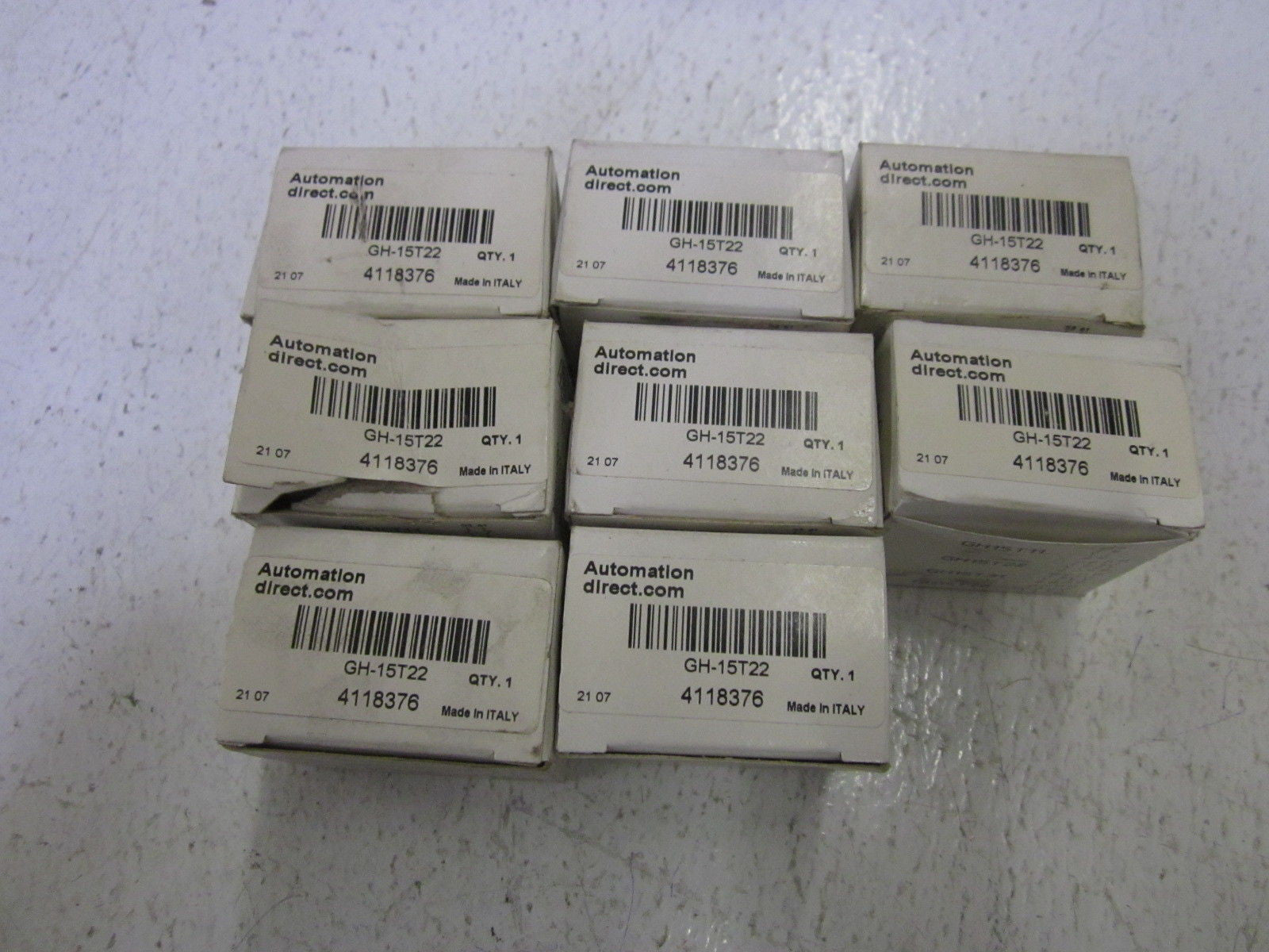 LOT OF 8 AUTOMATION DIRECT GH-15T22 690V AUXILIARY CONTACT *NEW IN BOX*