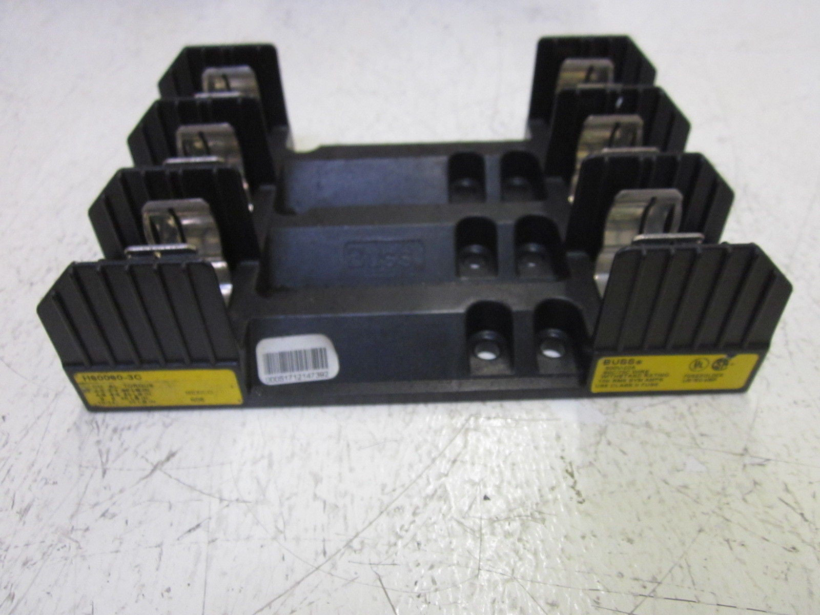 LOT OF 8 BUSS H60060-3C 600V *NEW NO BOX*