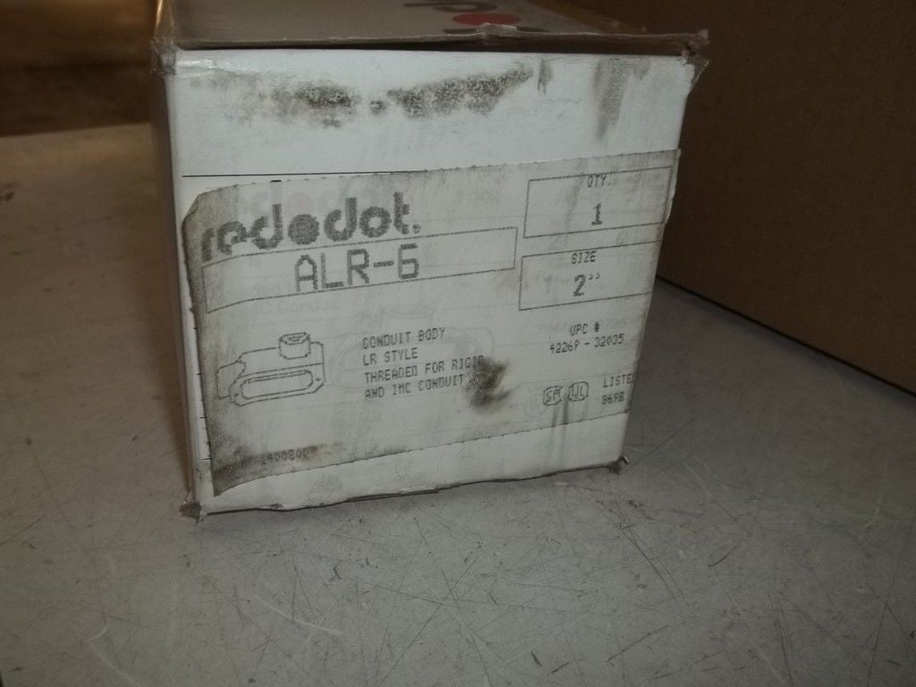 LOT OF 8 RED-ROT CONDUIT BODY ALR-6 *NEW*