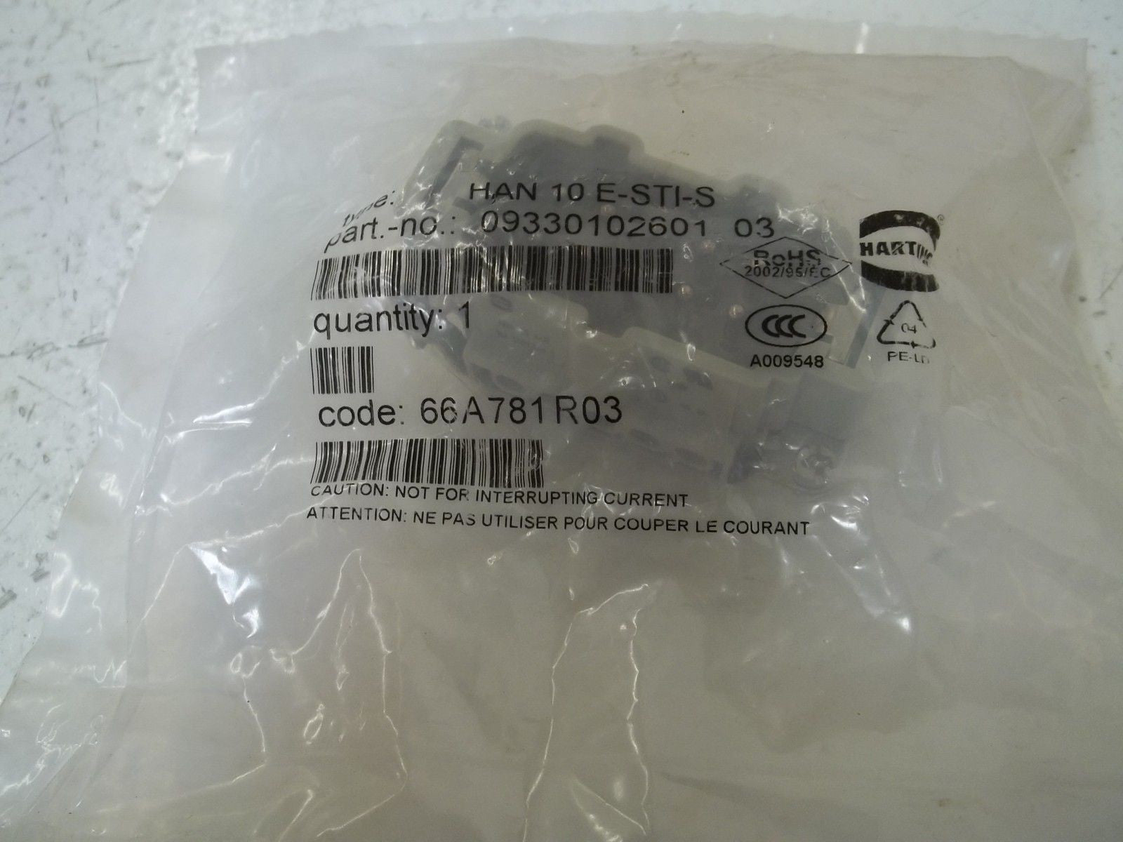 LOT OF 8 ROHS 0933010260103 *NEW IN FACTORY BAG*