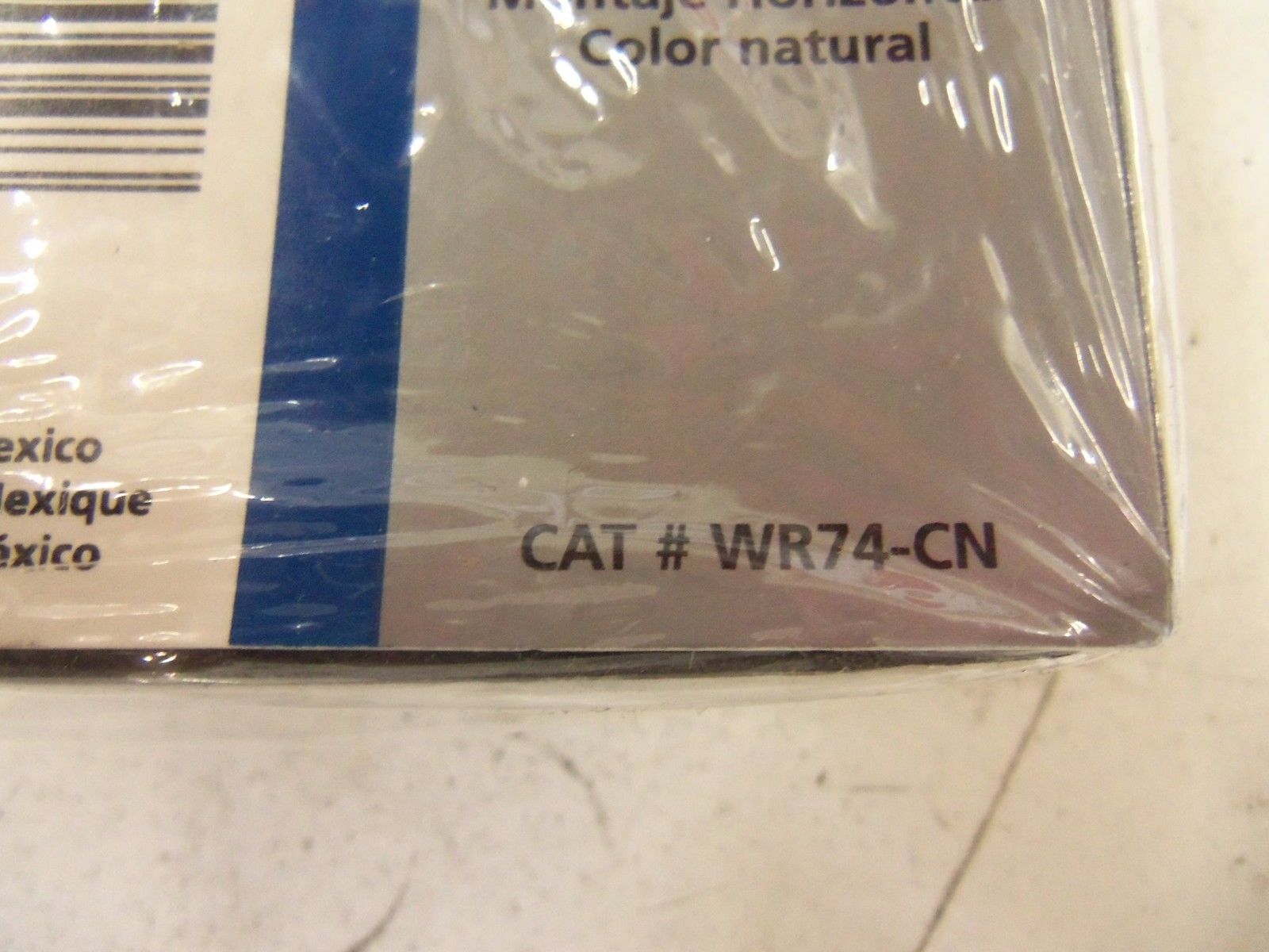 THOMAS & BETTS WR74-CN STEEL COVER *NEW IN FACTORY BAG*