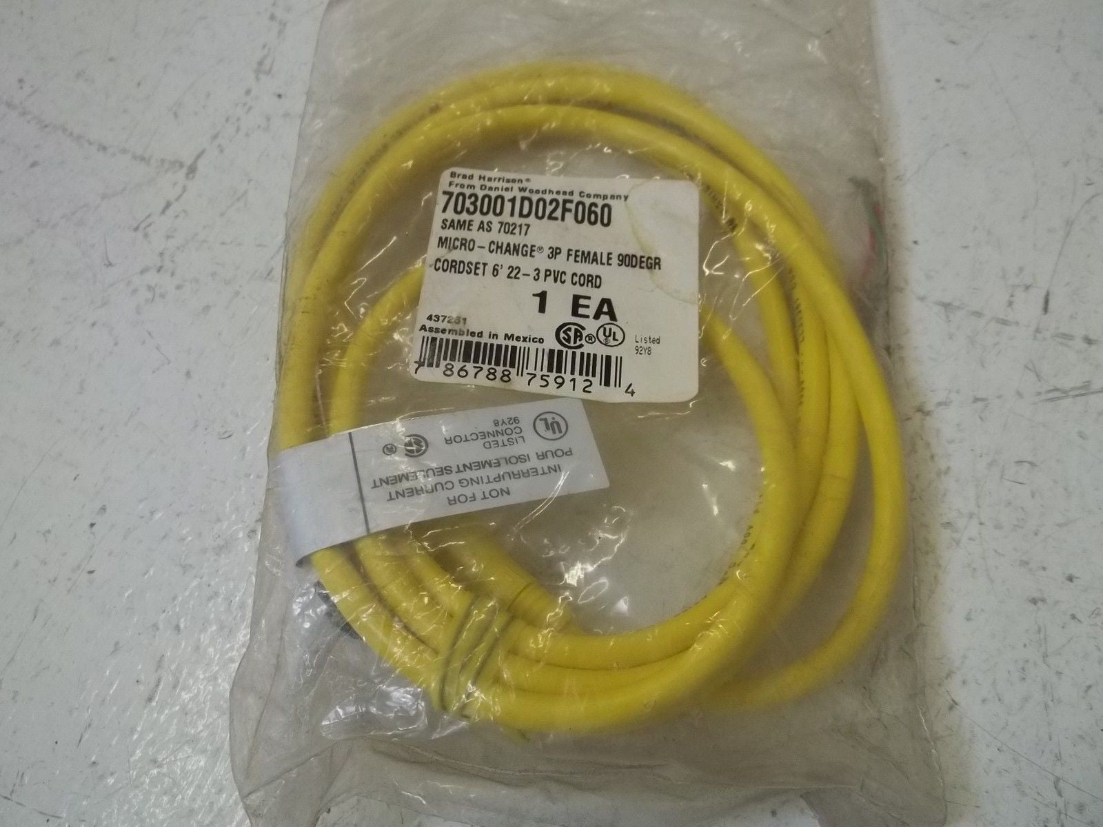 LOT OF 9 BRAD HARRISON 70300D02F060 *NEW IN A FACTORY BAG*