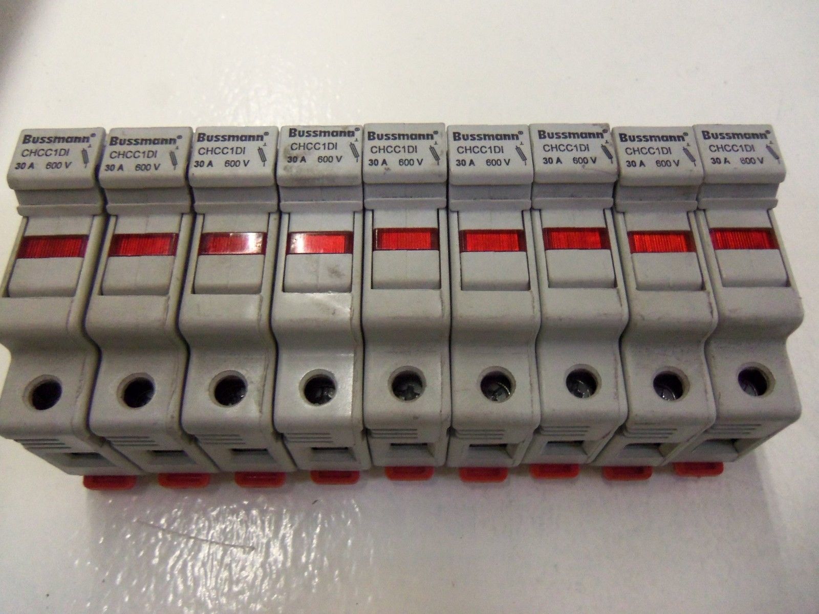 LOT OF 9 BUSSMANN CHCC1DI 600V *USED*