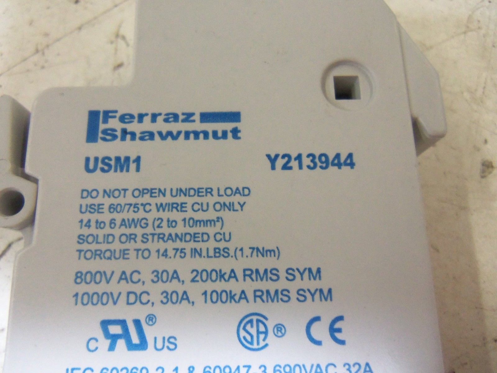 LOT OF 9 FERRAZ SHAWMUT USM1 *USED*