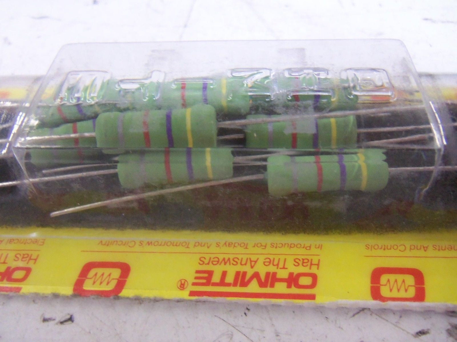 OHMITE 0Y472KE RESISTOR (PKG OF 9) *NEW IN ORIGINAL PACKAGE*