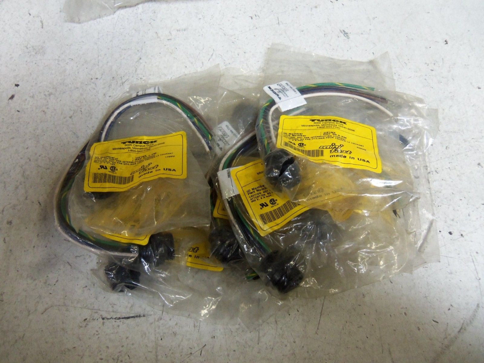 LOT OF 9 TURCK RXF 50-0.2M *NEW*