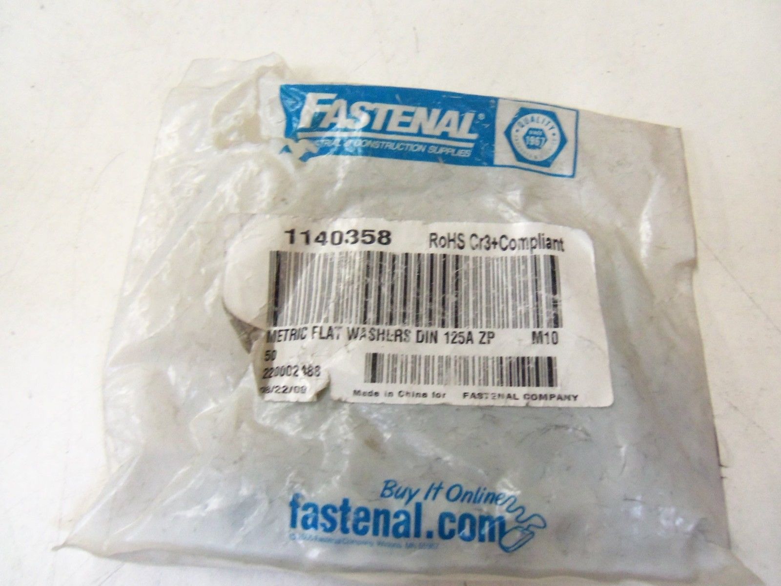 LOT OF APPROXIMATELY 45 FASTENAL 1140358 * NEW IN FACTORY BAG *