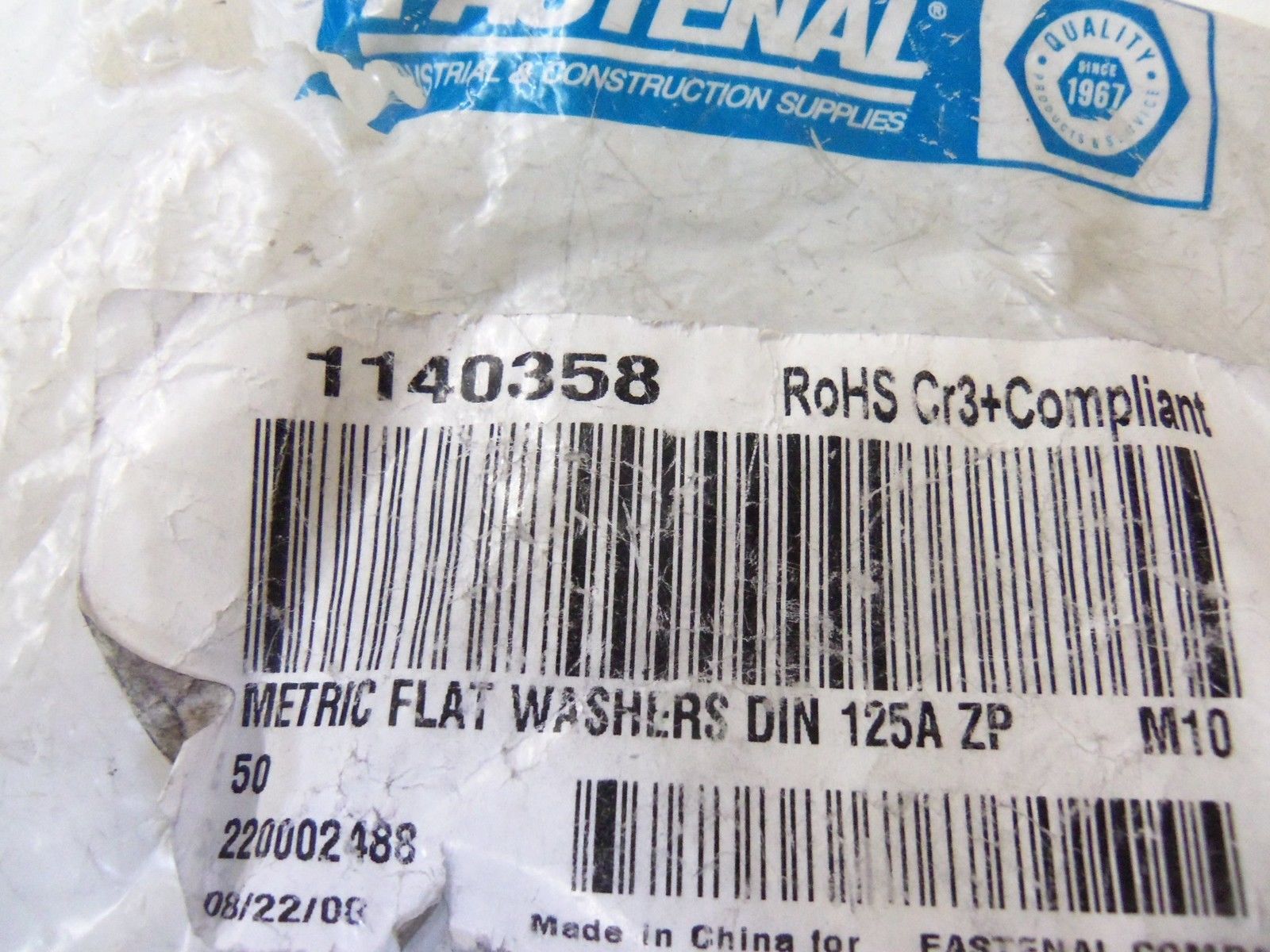 LOT OF APPROXIMATELY 45 FASTENAL 1140358 * NEW IN FACTORY BAG *