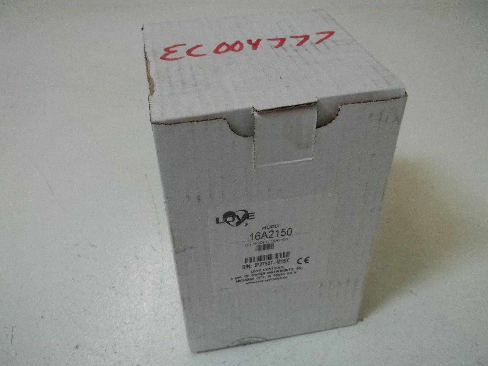 LOVE CONTROLS 16A2150 PROGRAMMABLE TEMPERATURE CONTROLLER *USED*