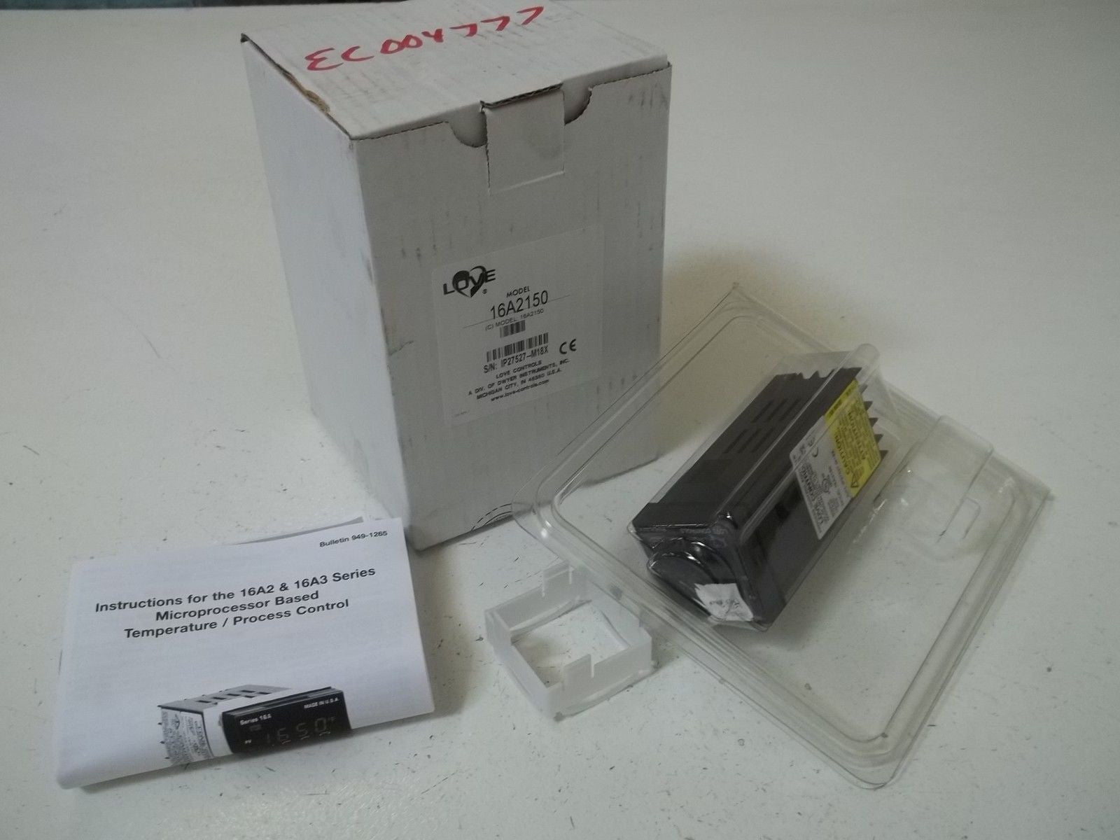LOVE CONTROLS 16A2150 PROGRAMMABLE TEMPERATURE CONTROLLER *USED*