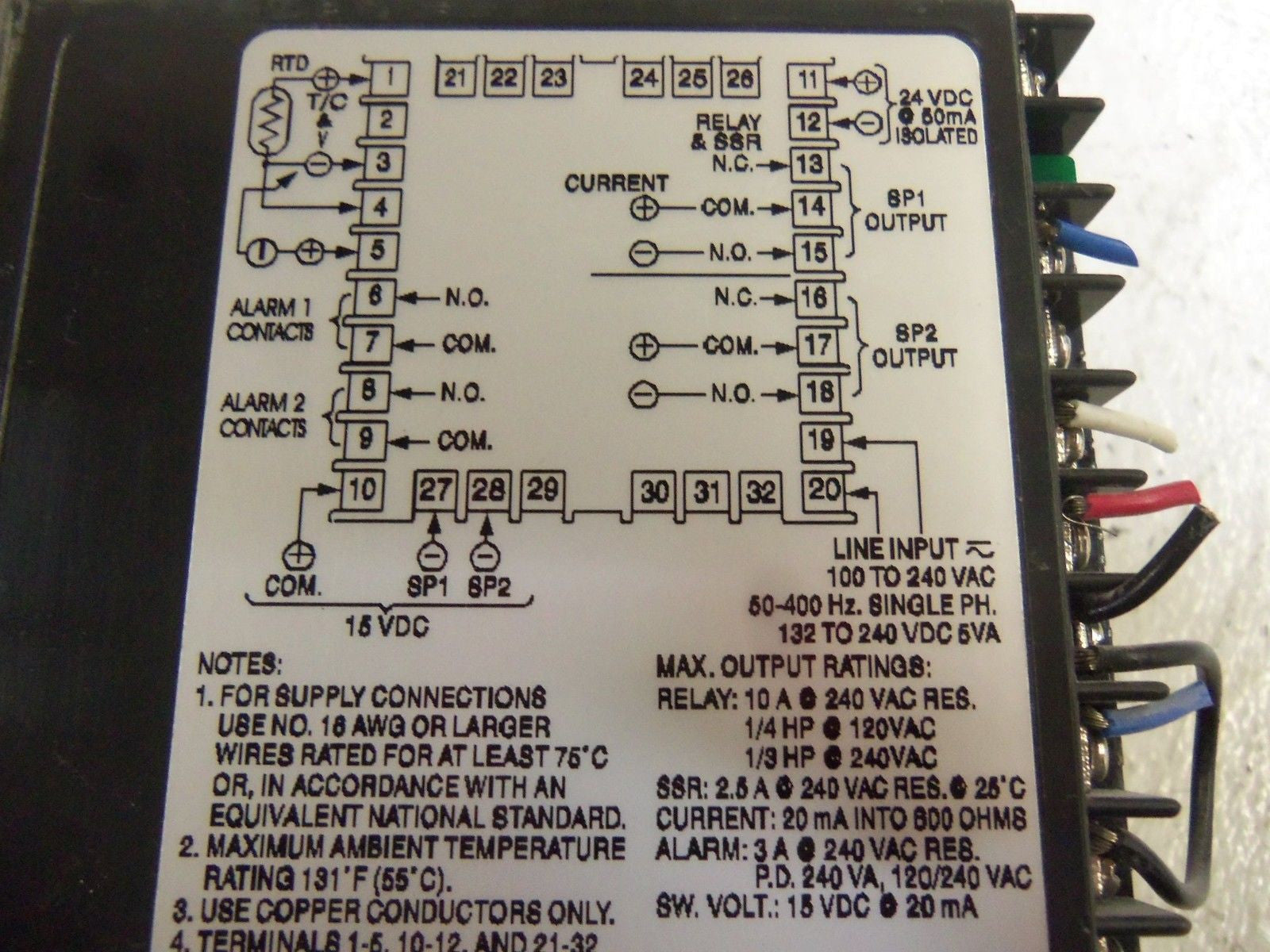 LOVE CONTROLS 26133 TEMPERATURE CONTROLLER *USED*