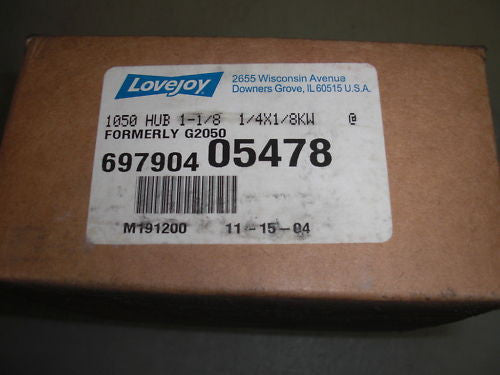 LOVE JOY 1050 HUB 1-1/8 05478 *NEW IN BOX*