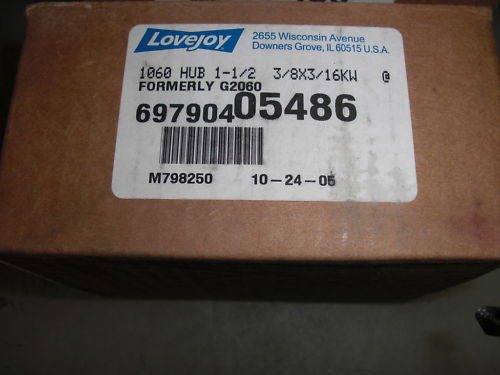 LOVE JOY 1060 HUB 1-1/2 05486 *NEW IN BOX*