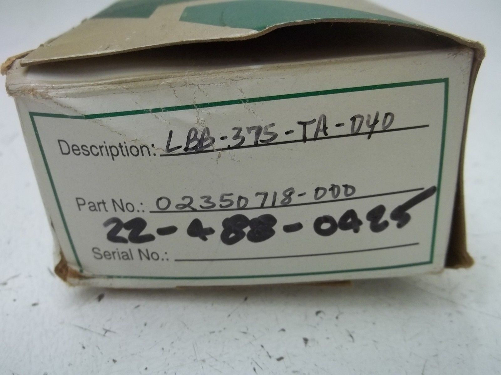 LUCAS LBB-375-TA-D40 LINEAR VARIABLE DIFFERENTIAL TRANSDUCER *USED*