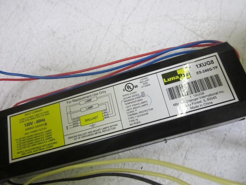 LUMAPRO 1XUG8 MAGNETIC BALLAST 120V *NEW OUT OF  A BOX*